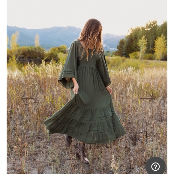 Christy Dawn Dresses & Skirts - Christy dawn ria dress olive green large xl